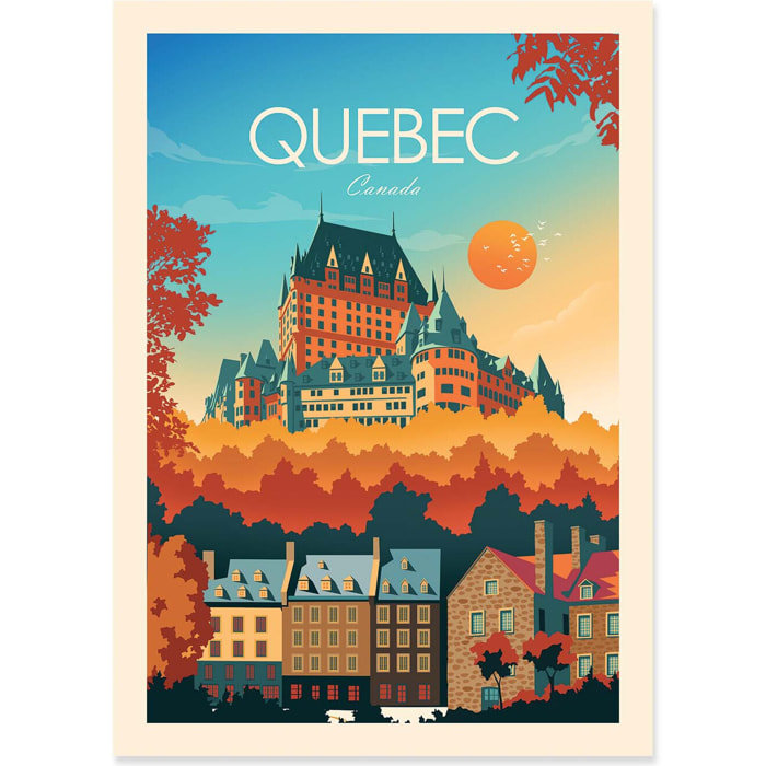 Affiche - Quebec Canada - Studio Inception
