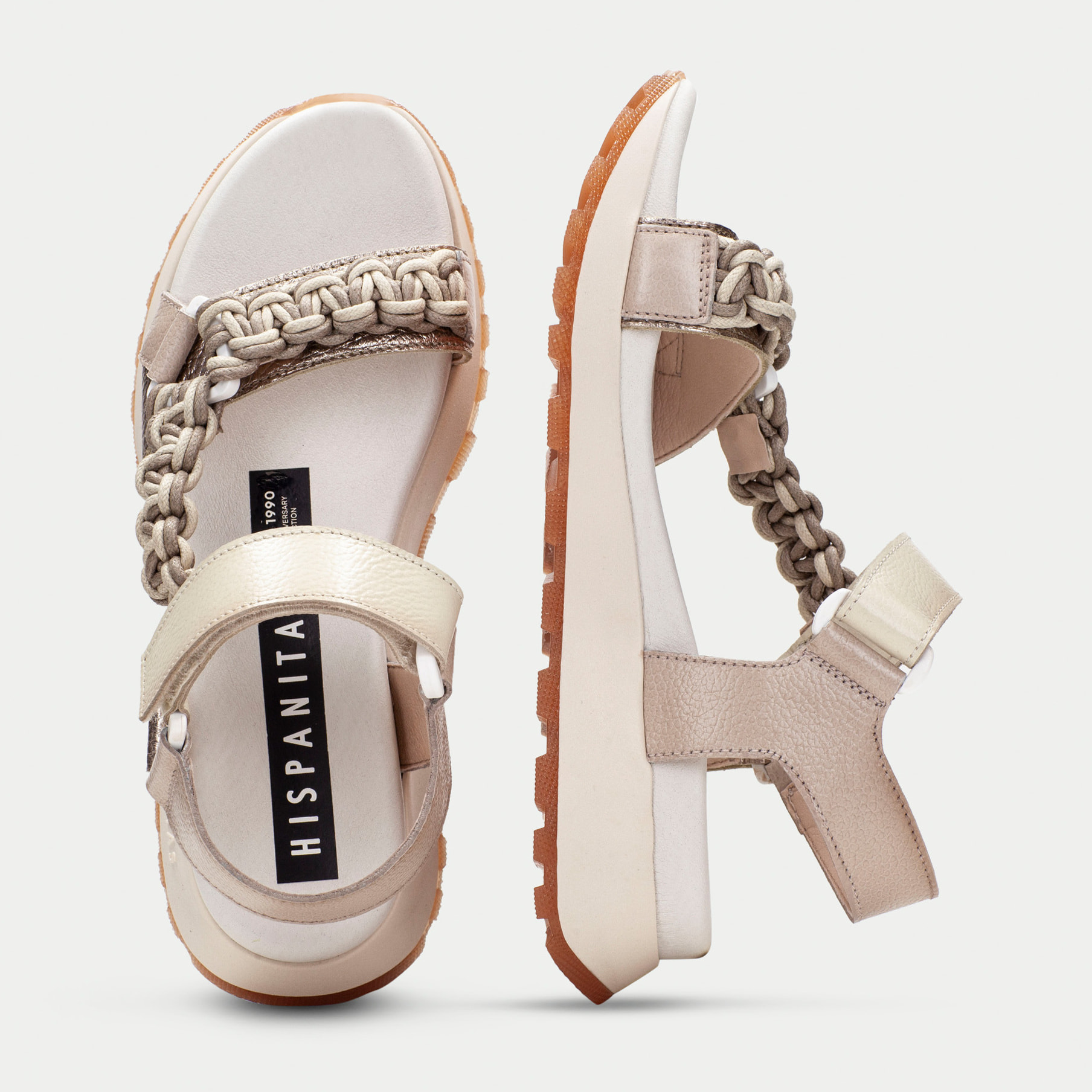 Sandalia Sport Maui Taupe 4,5 cm