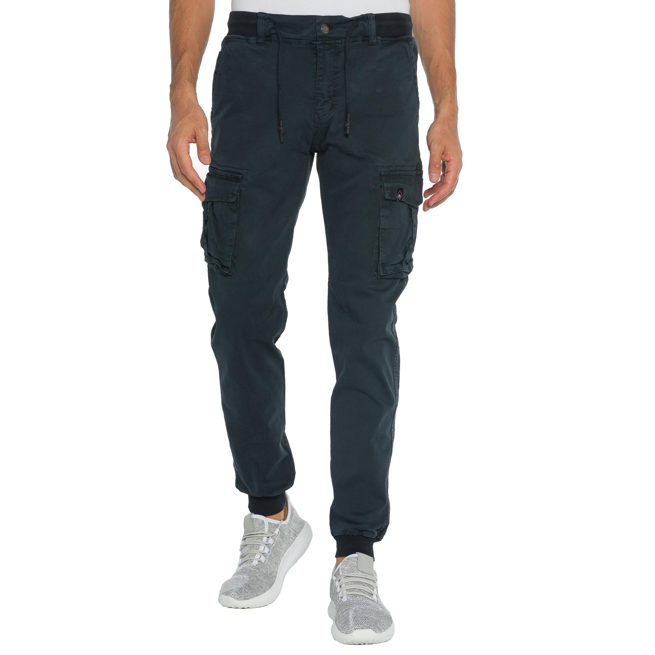 Pantalone Hot Buttered Tinaroo con tasconi Blu Navy