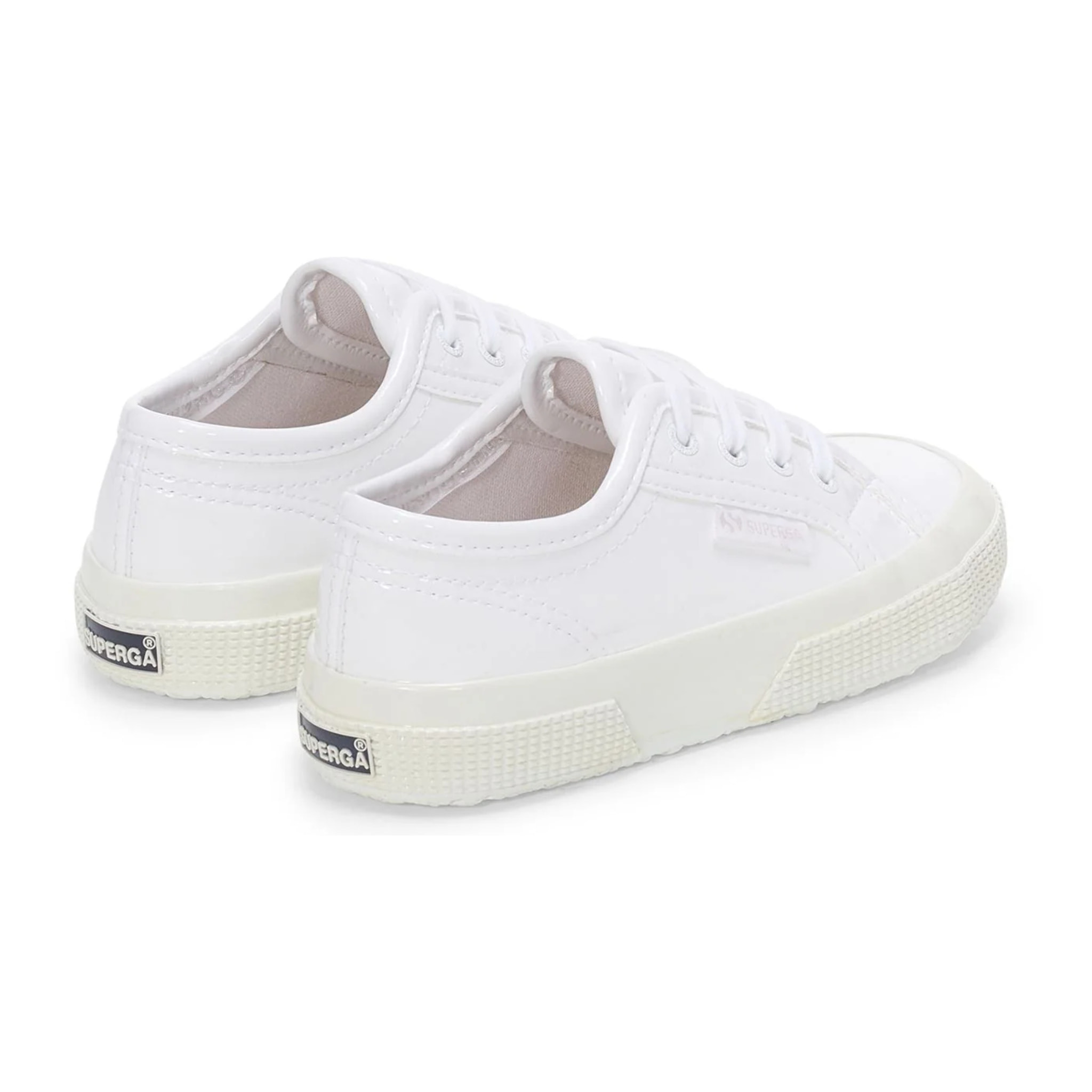 Le Superga Bambina Bianco 2750 Kids Vegan Varnish Material