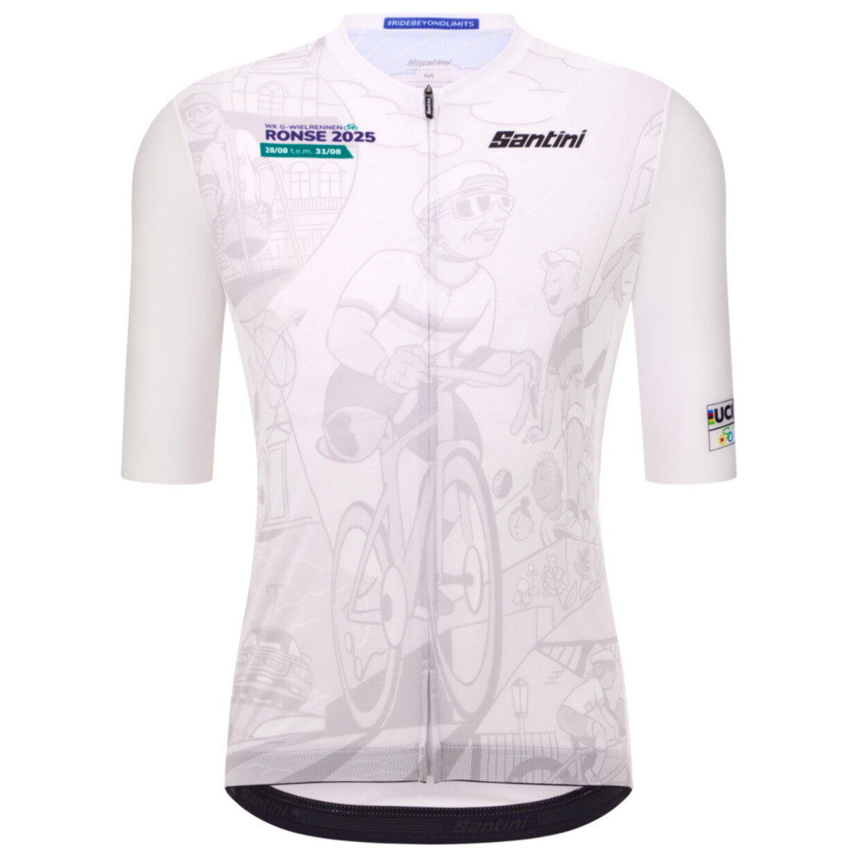 2025 Para-Cycling Wc Ronse – Maillot - Print - Unisex