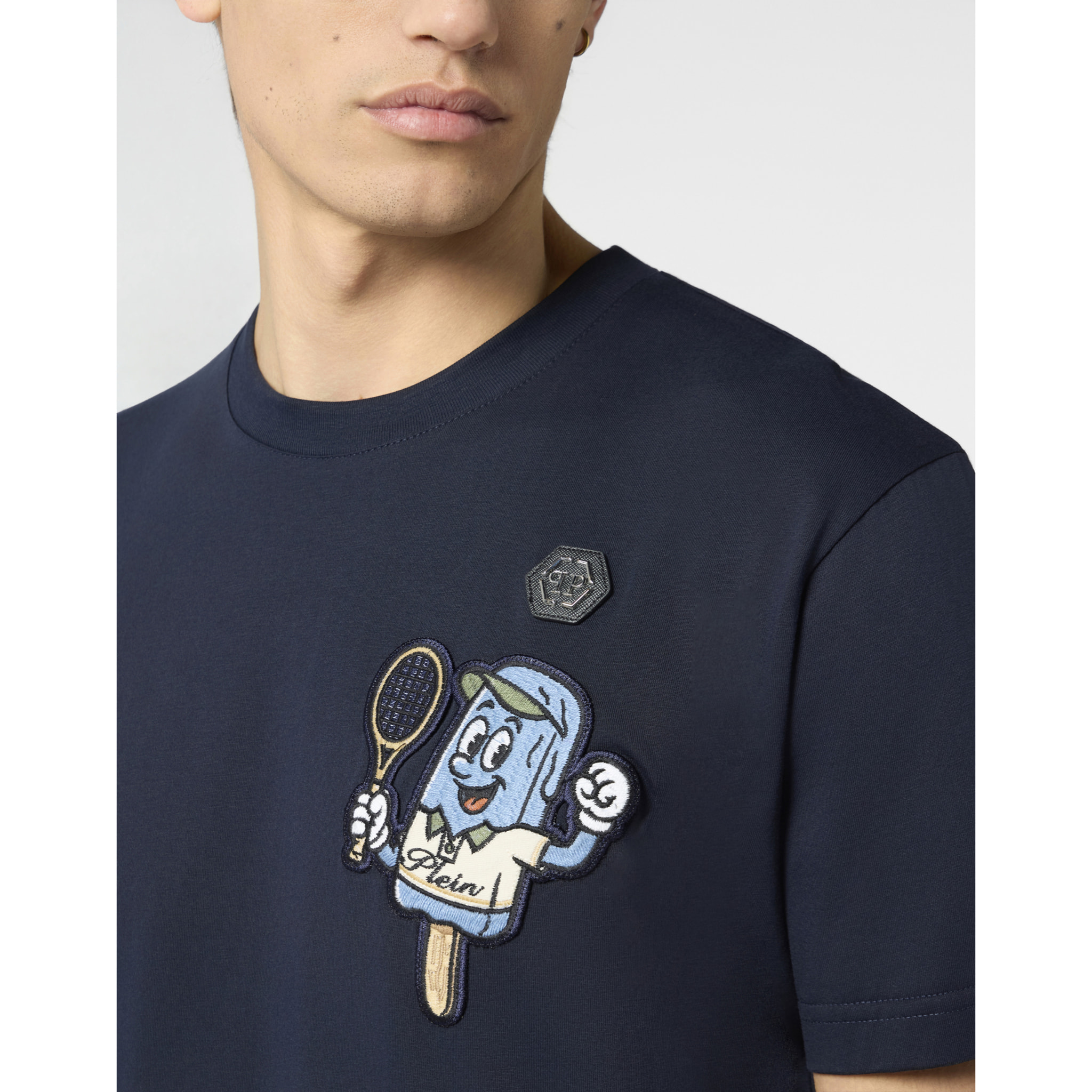 PHILIPP PLEIN Round Neck T-Shirt Gelato Monsters