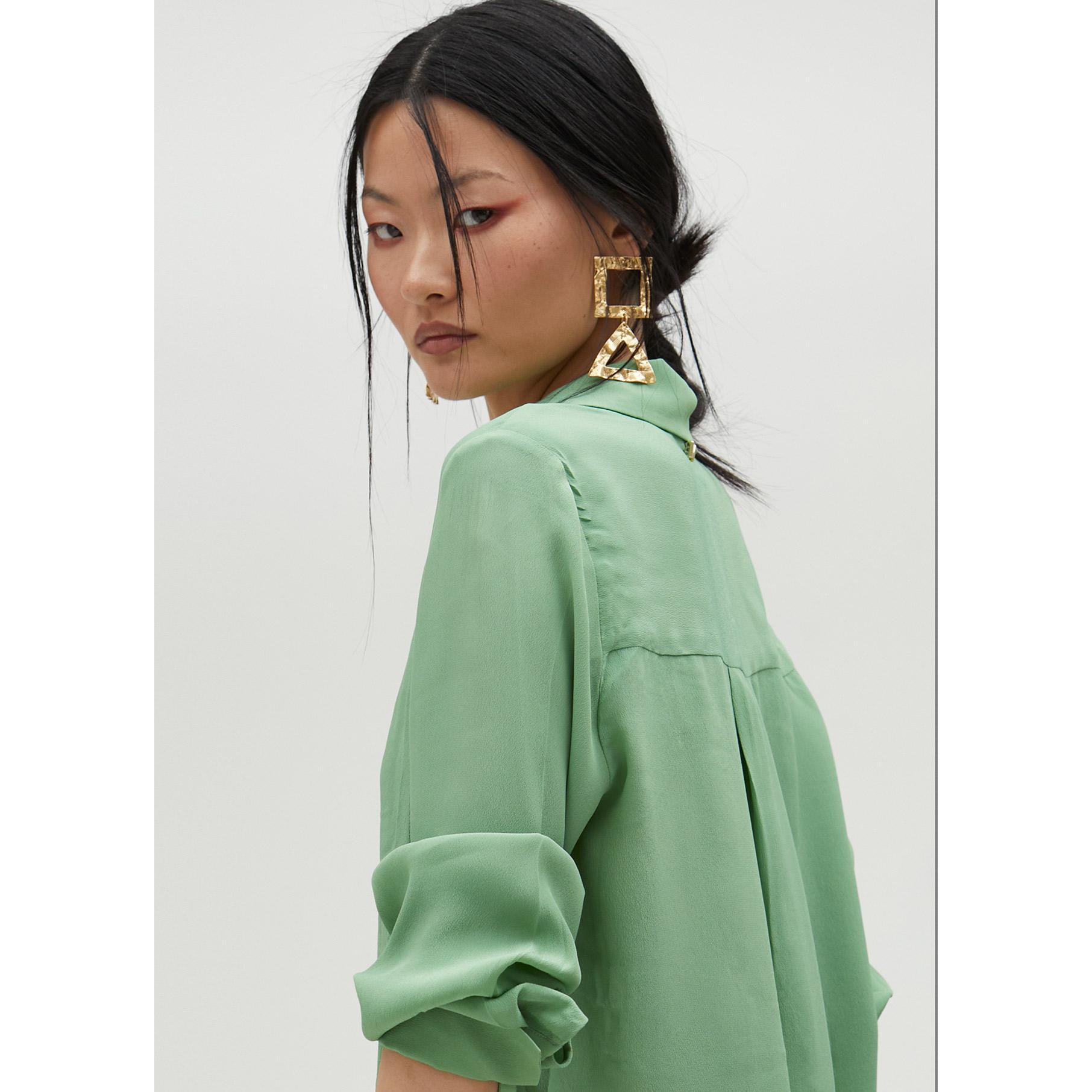 Camicia basic in seta