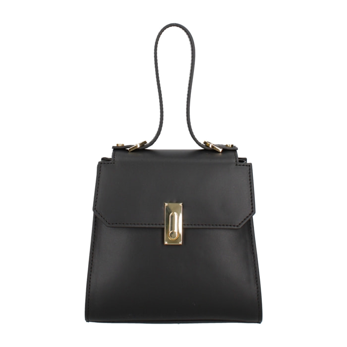 Borsa a mano da donna In Vera pelle Made in Italy 20x18x10 cm