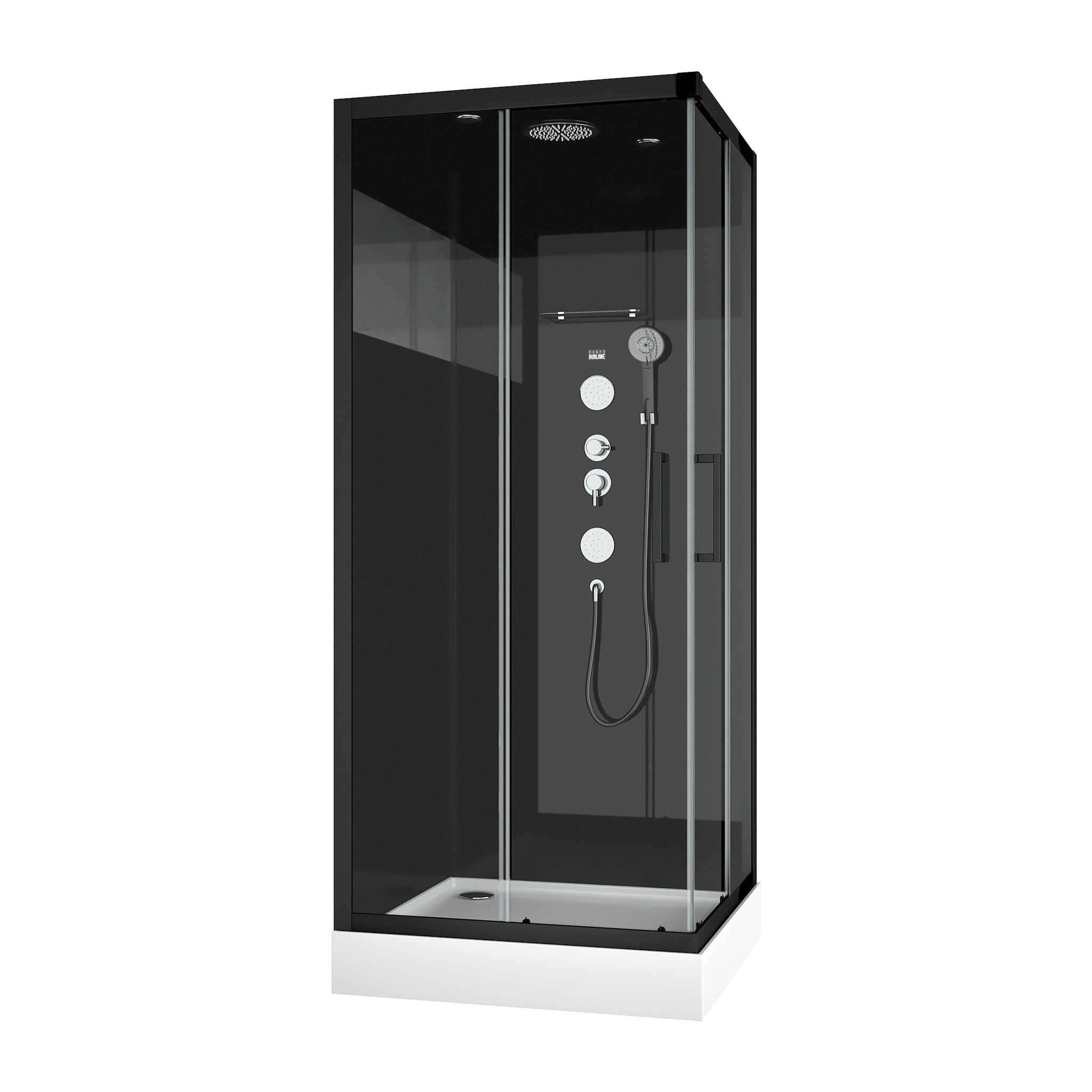 Cabine de douche carrée 90x90x215cm - MIRROR SPACE SQUARE