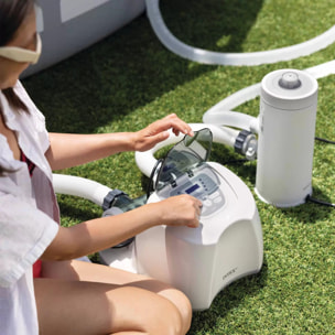 Intex 26688 - Generatore Salino di Cloro Krystal Clear, per Piscine fino a 26500 L, per Pompe Filtro Flusso 2650-12112 L