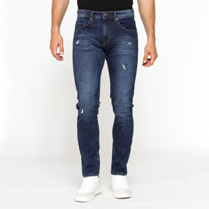 JEANS UOMO 5 TASCHE SLIM FIT MOD. 717 STRETCH 12,5 oz.