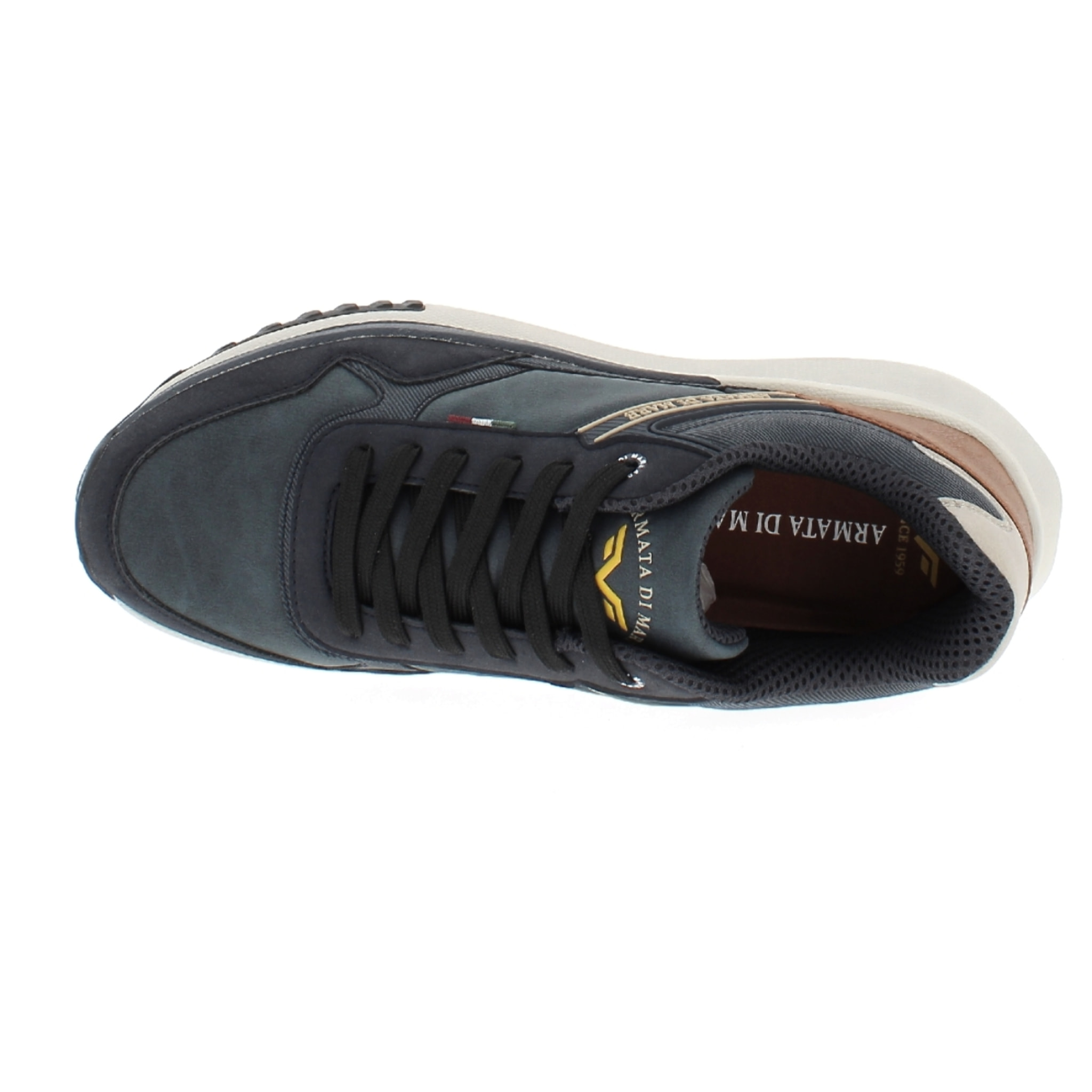 Armata di Mare Scarpe Uomo Sneakers Casual Stringate con Soletta Rimovibile in Memory Foam AMU W24N624 Navy