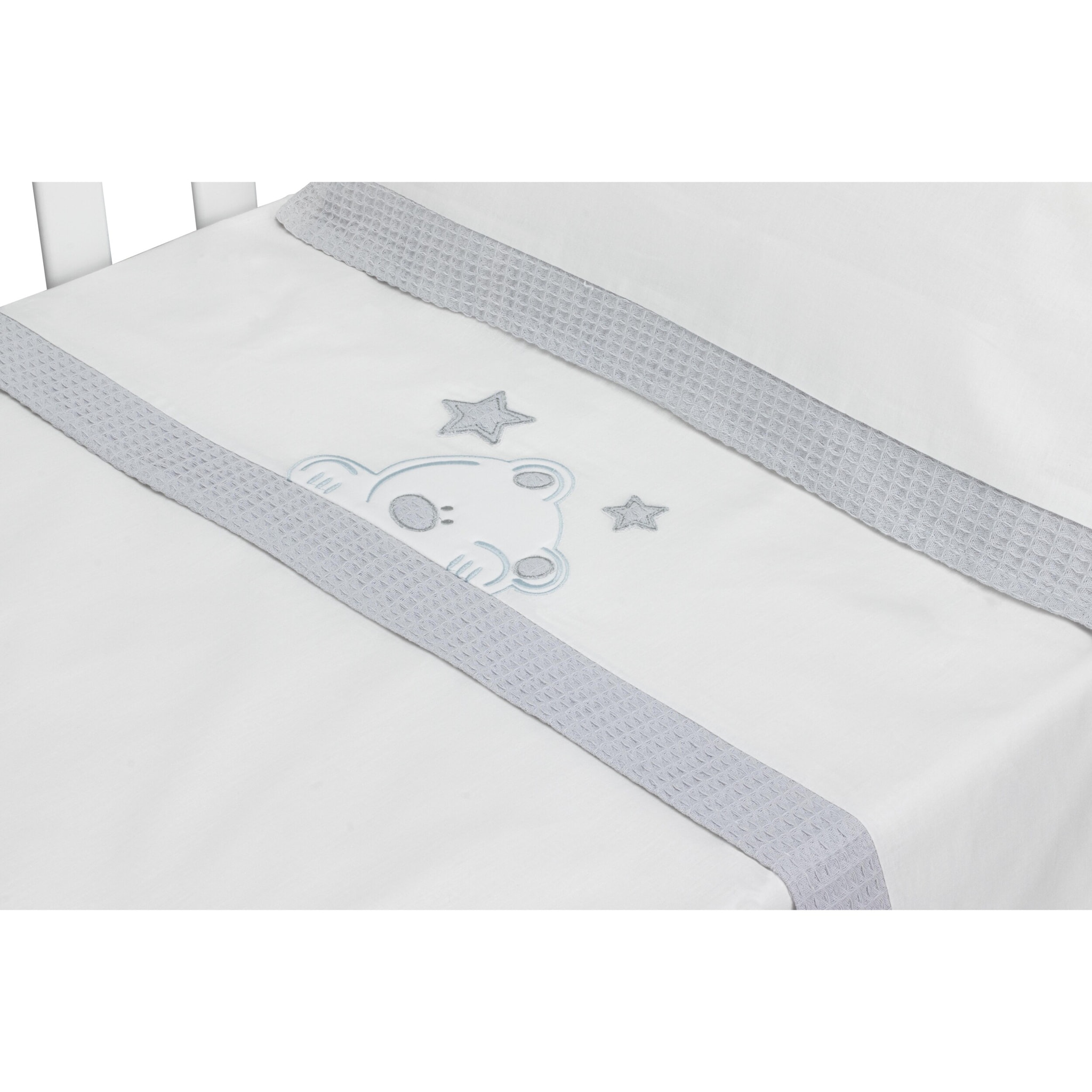 Trip Cuna 100 % Alg . Mod Viggo Bco/Gris