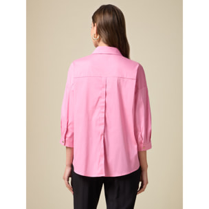 Oltre - Camisa de manga tres cuartos - Rosa