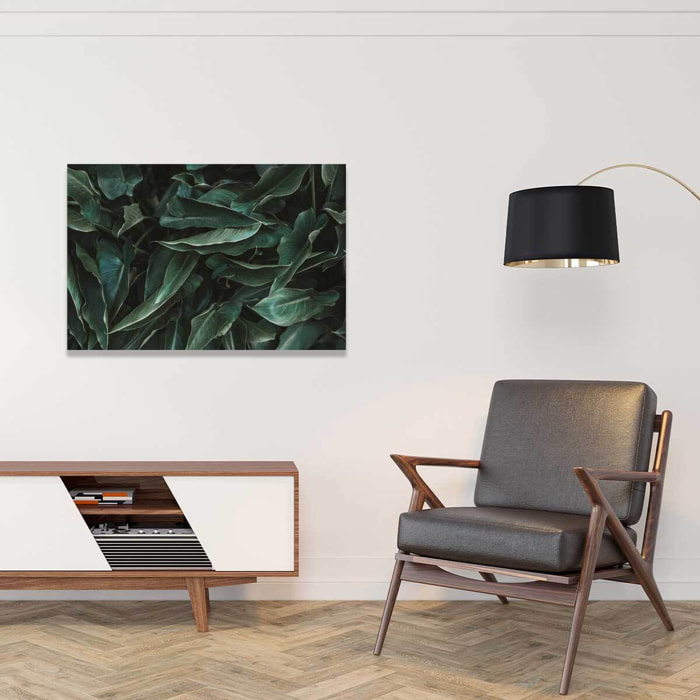 Tableau cactus green leaves  Toile imprimée