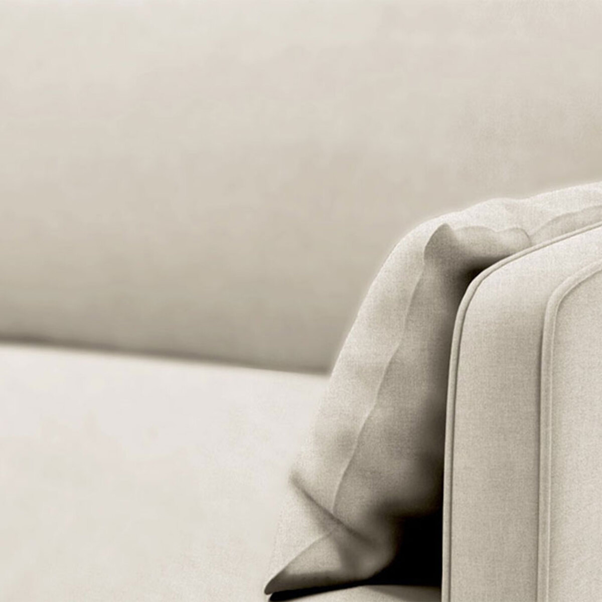 Canapé Tissu Droit Splendido - 3 Places