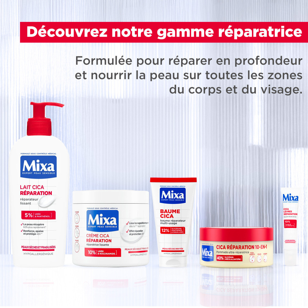 Mixa Baume à Lèvres Cica Réparation 10ml