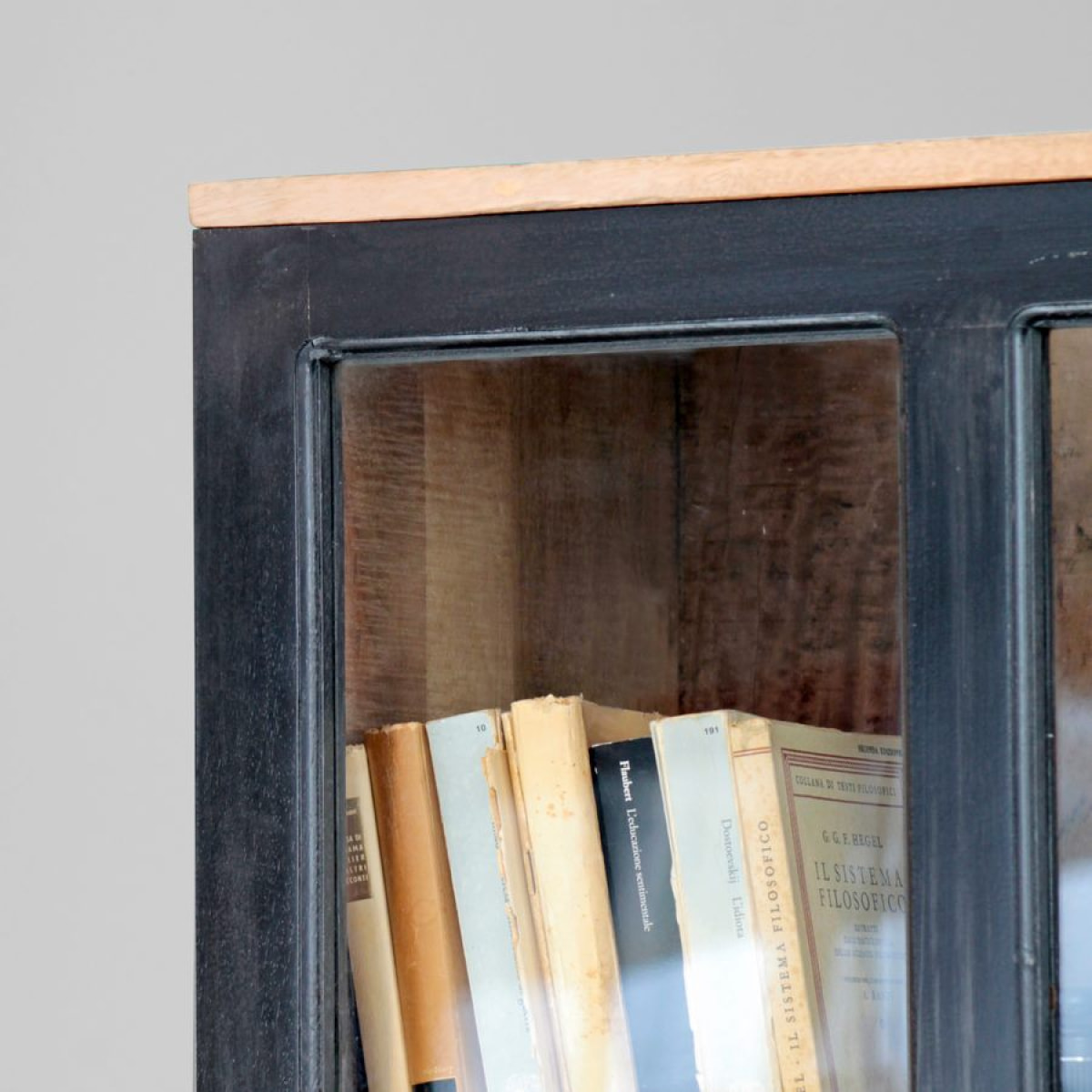 Credenza industrial Lewis in legno di mango
