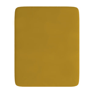 LENZUOLO SOTTO MAX COLOR MADE IN ITALY COTONE-SENAPE MATRIMONIALE MAXI