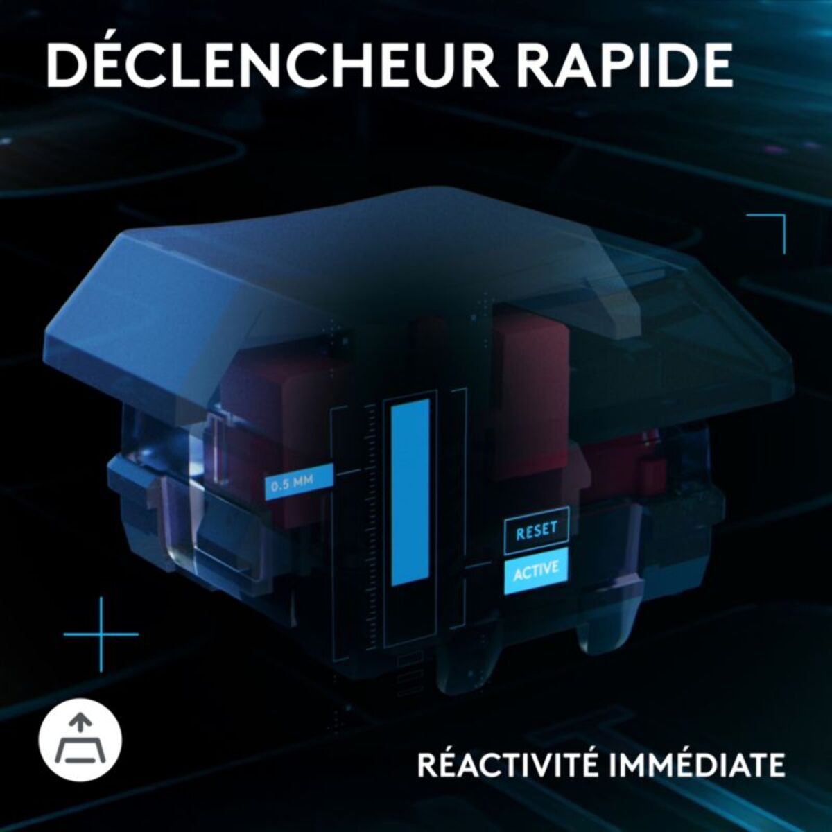 Clavier gamer LOGITECH G515 Clavier Rapid trigger