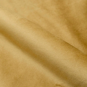 Lot de 2 chaises pour îlot central 65 cm en velours jaune - Henrik