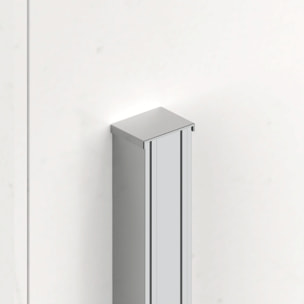 SK profilé d'extension pour porte de douche, hauteur 196 cm, chrome brillant (NDROZPSATSK)