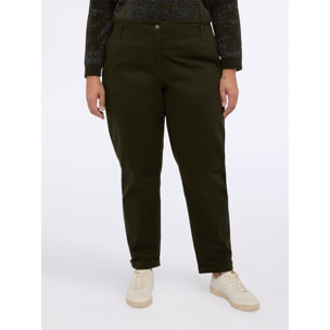 Fiorella Rubino - Pantalones Balloon de algodón - Verde militare