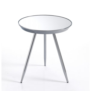 TOMASUCCI Table basse / table de chevet SPOK CHROME