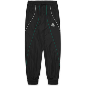 Kappa - Pantaloni Uomo Nero - Authentic Olpin