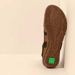 Sandalias N413 NOBUCK LAVADO KAKI / WAKATAUA color Kaki