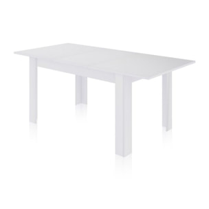 Mesa de comedor extensible Danna 140 Blanco Brillo