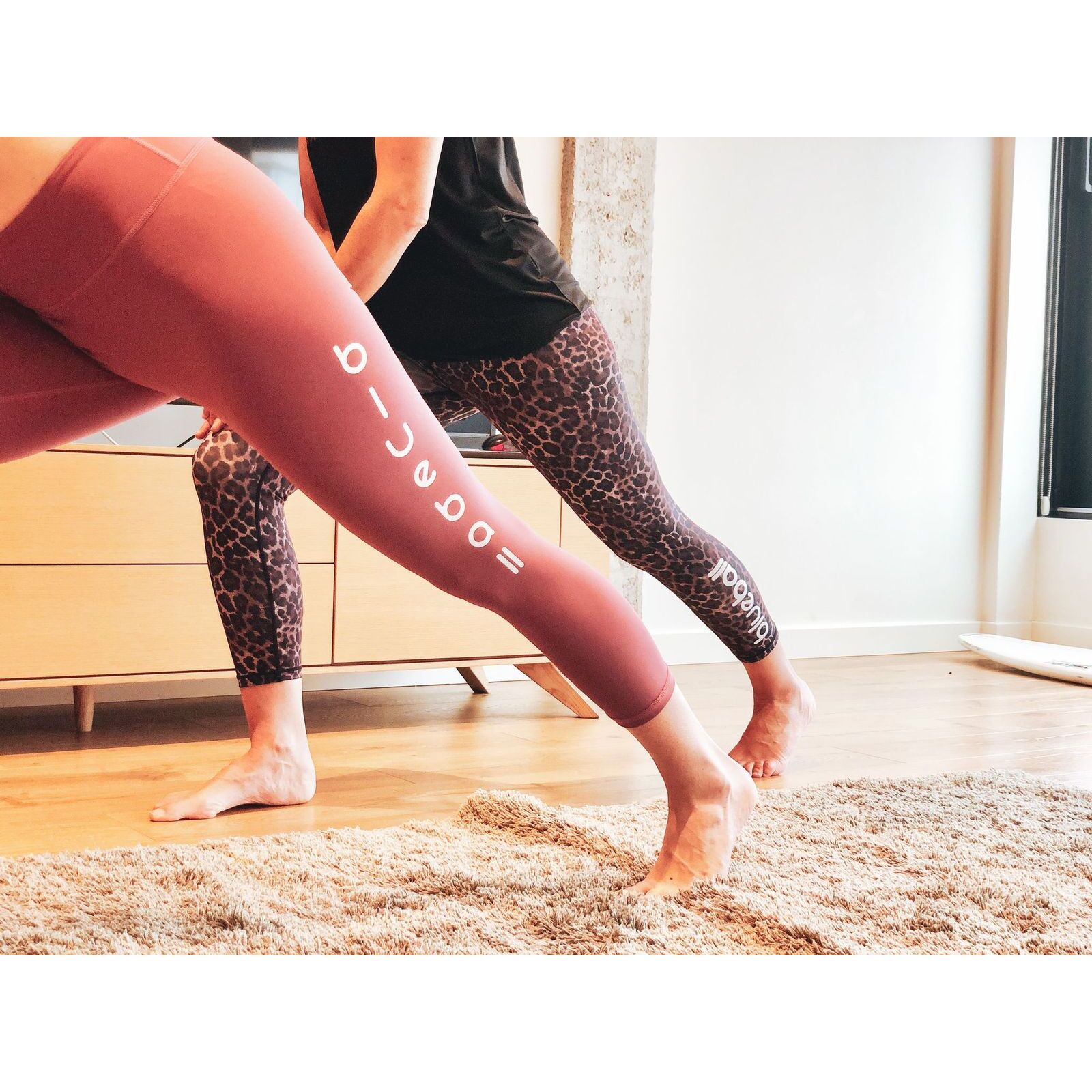 Mallas naturales de cintura alta para mujer BLUEBALL Selva - Rosa
