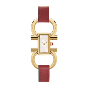 Ferragamo Reloj Analógico De Cuarzo. Double Gancini