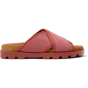 Sandalias - CAMPER Brutus - Rojo - Textil técnico (poliéster reciclado)