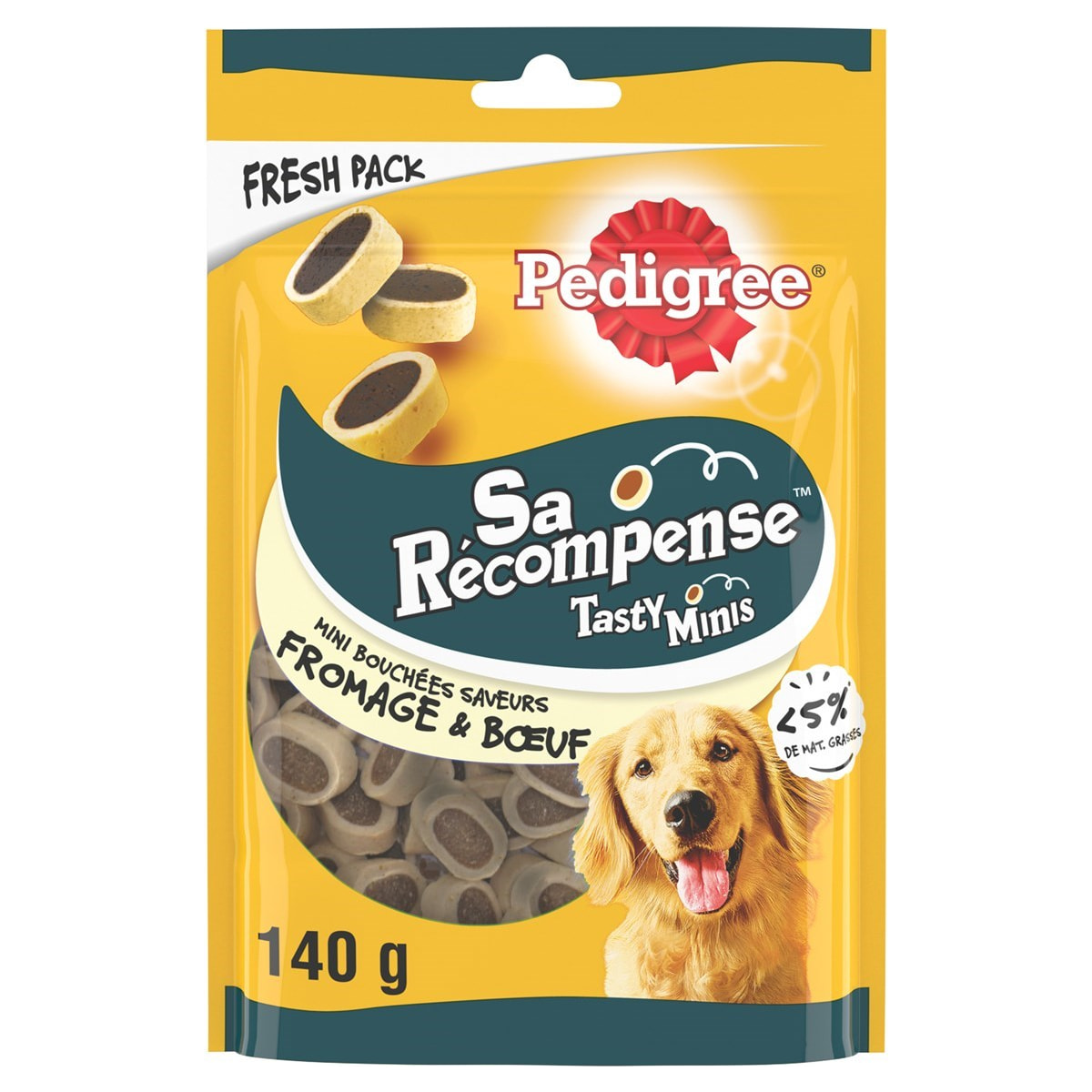 PEDIGREE Sa Récompense Friandises saveurs boeuf et fromage pour chien (6x140g)