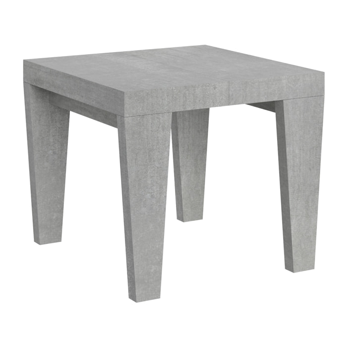 Table Spimbo Extensible Ciment 90x90 Allongée 246