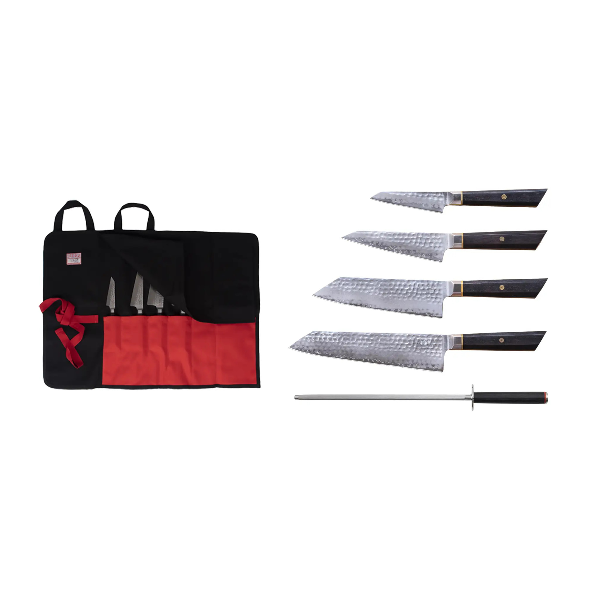 Set Nomade Completo di Coltelli (6 pezzi) - Collezione Bunka San-Mai