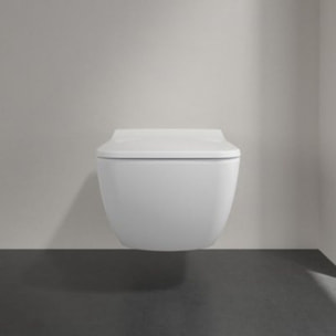 Cuvette WC suspendu sans bride VILLEROY & BOCH Venticello avec abattant frein de chute déclipable