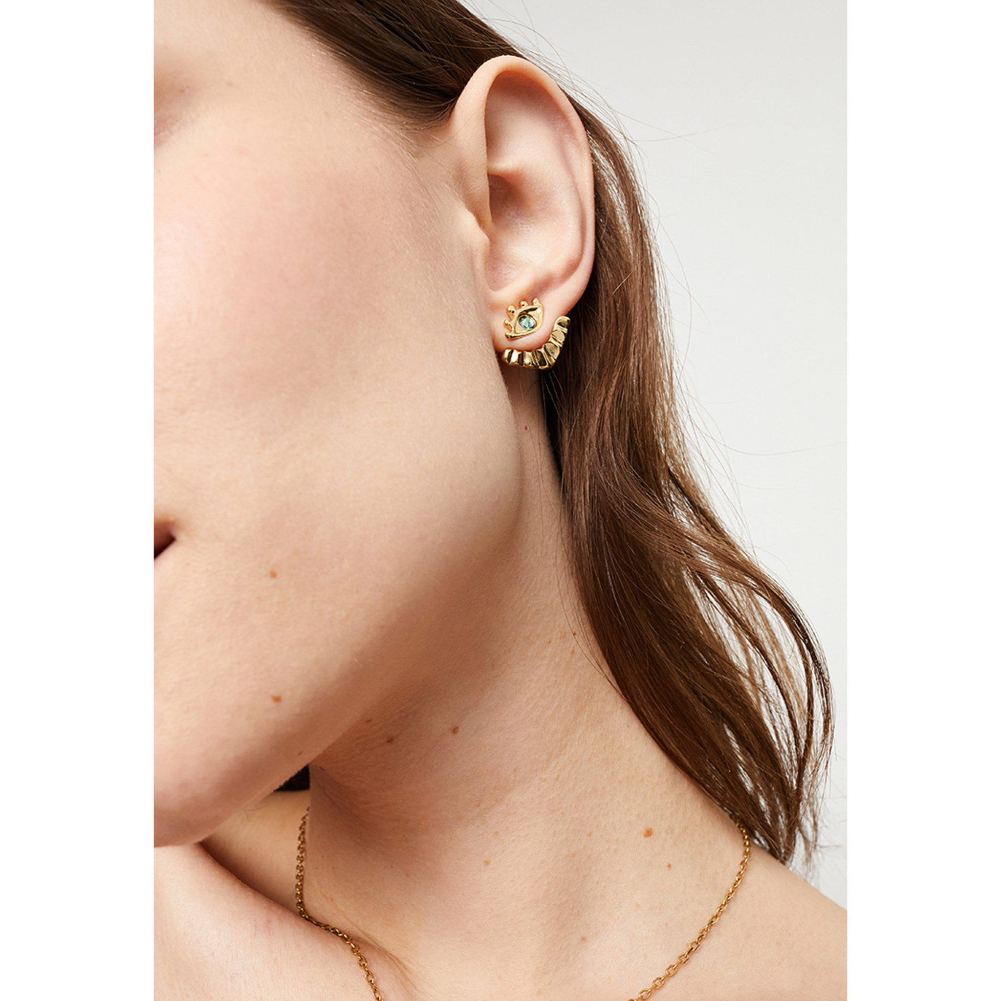 Pendiente SER INTUITIVA VERDE U