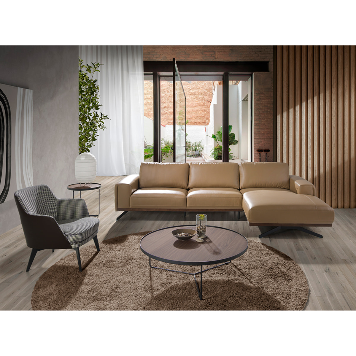 Sillón Angel Cerda de tela 75x75x82cm