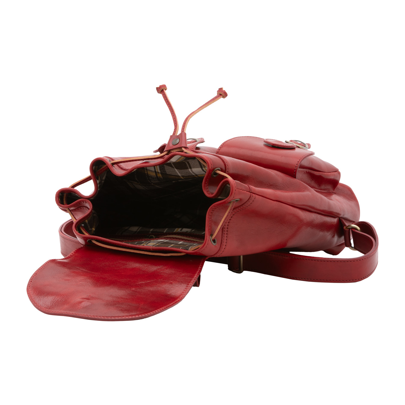 Borsa a spalla  da donna In Vera pelle Made in Italy 37x30x13 cm