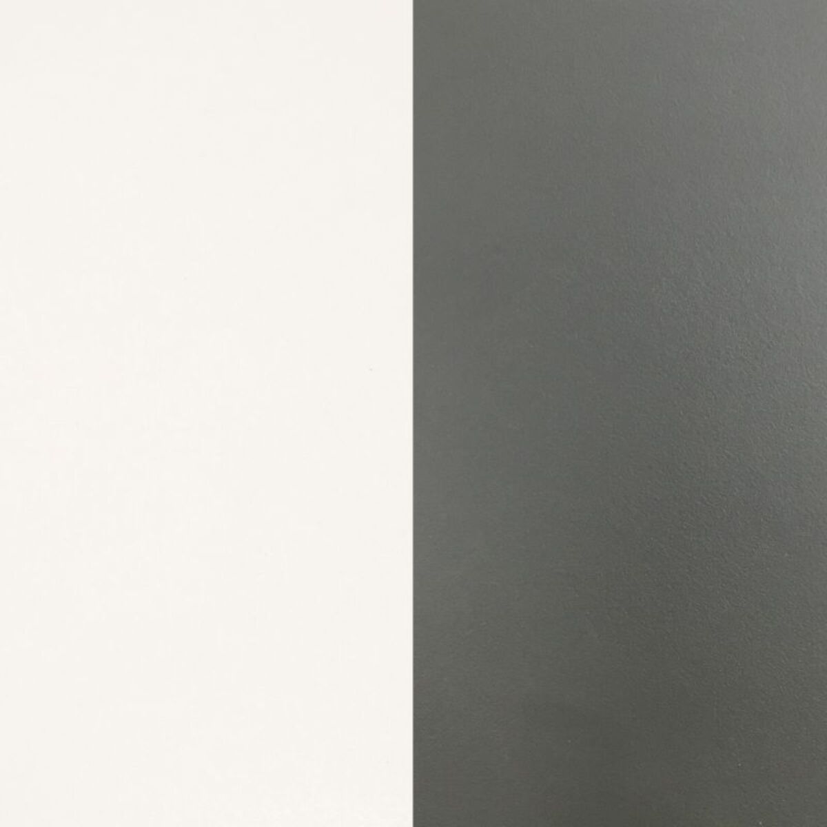 Pack salón con mesa de centro y mesa de comedor Kenzo Max V1A Blanco Brillo - Gris Antracita