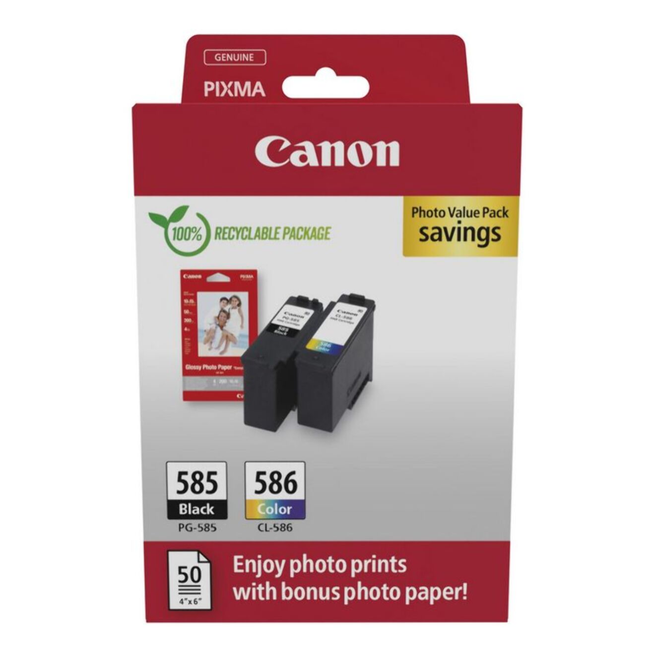 Cartouche d'encre CANON PG-585/CL-586 PVP