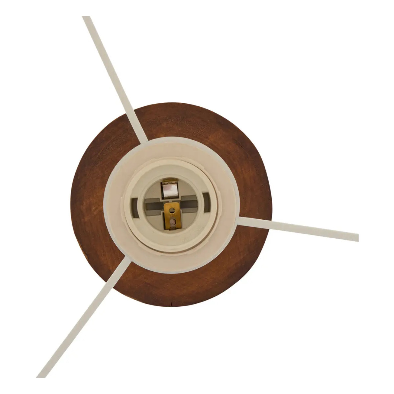 Lampadaire Sergio cylindrique H.150cm marron