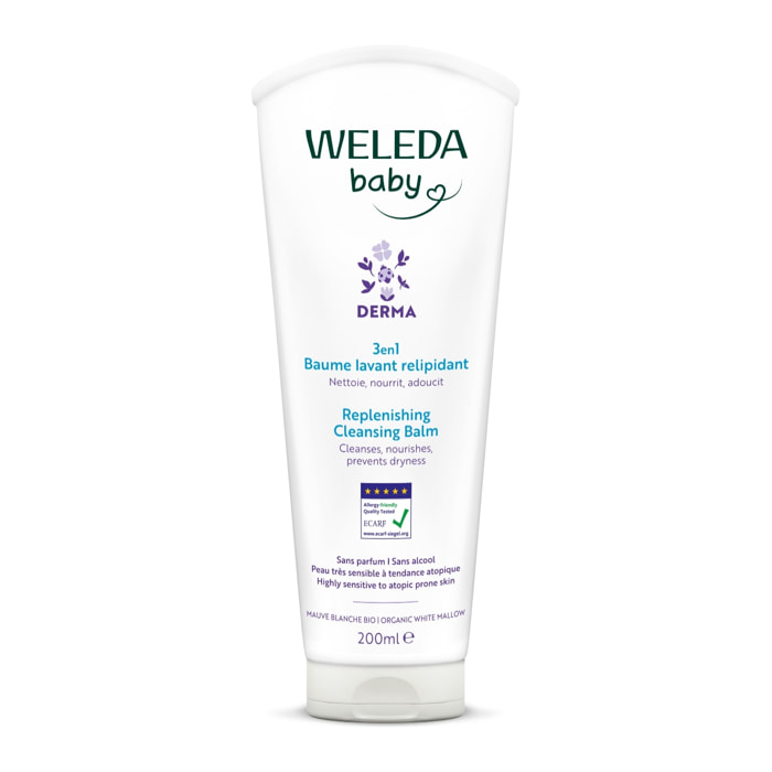 WELEDA - Baume lavant relipidant DERMA 3en1 - 200 ml