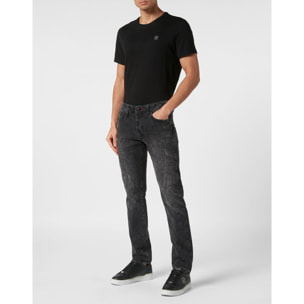 PHILIPP PLEIN Jeans dal taglio dritto SKULL