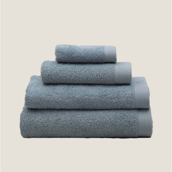 Toalla baño algodón Maxim color azul medio 100% Algodón