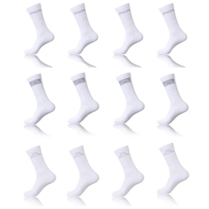 Set 12pares calcetines DEPORTIVOS TENNIS, blanco, KAPPA,