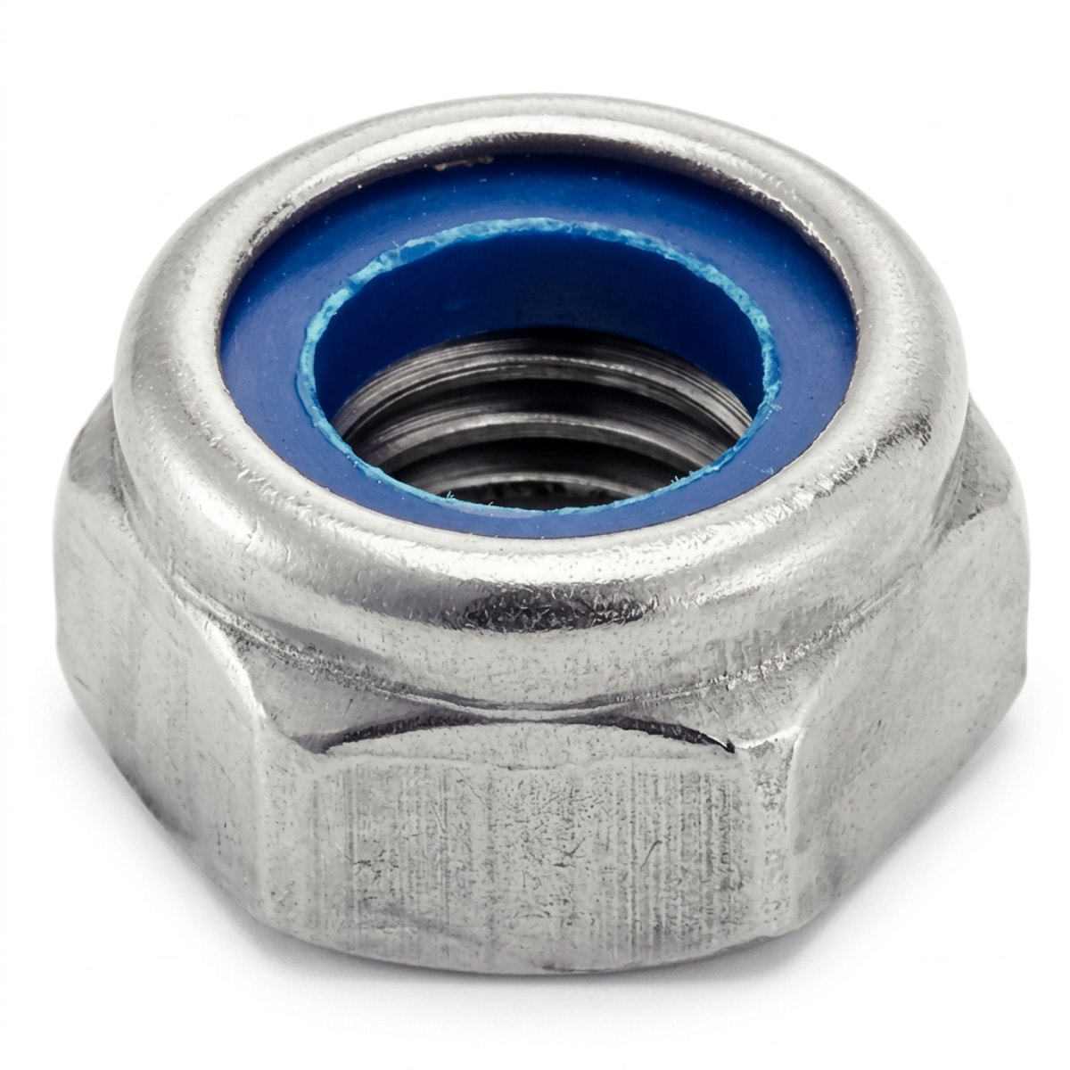 Écrous hexagonaux indesserables avec bague nylon Inox A2 - M 8 - BTE 200 - ACTON - 626028