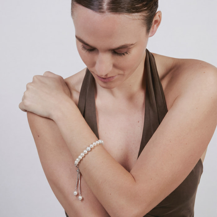 Pulsera Zurgrak acabado plata