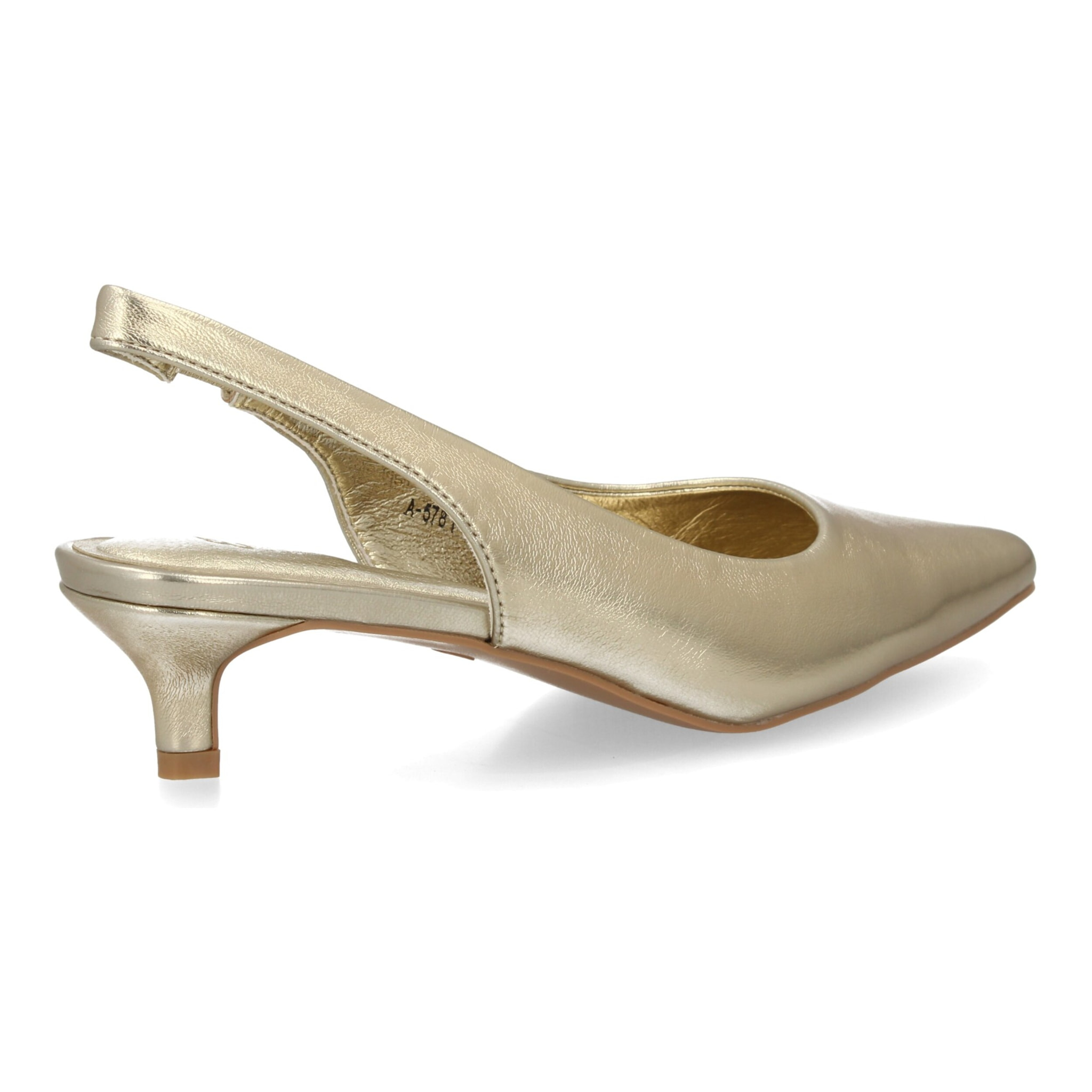 Zapato mujer slingback tacón bajo elegante