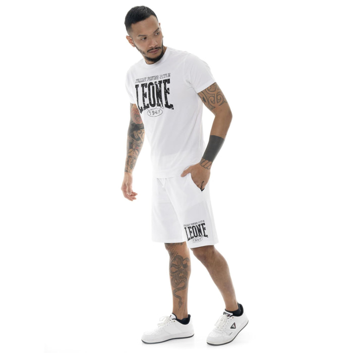 Pantalón corto de hombre Leone Boxing Legend de algodón sin cepillar