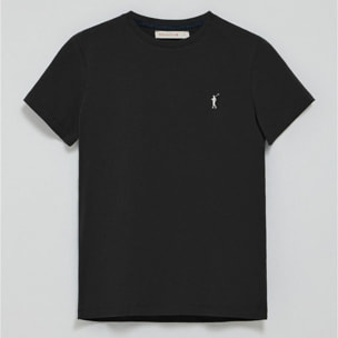 Pack mujer de dos camisetas negra y blanca de manga corta con logo bordado Rigby Go