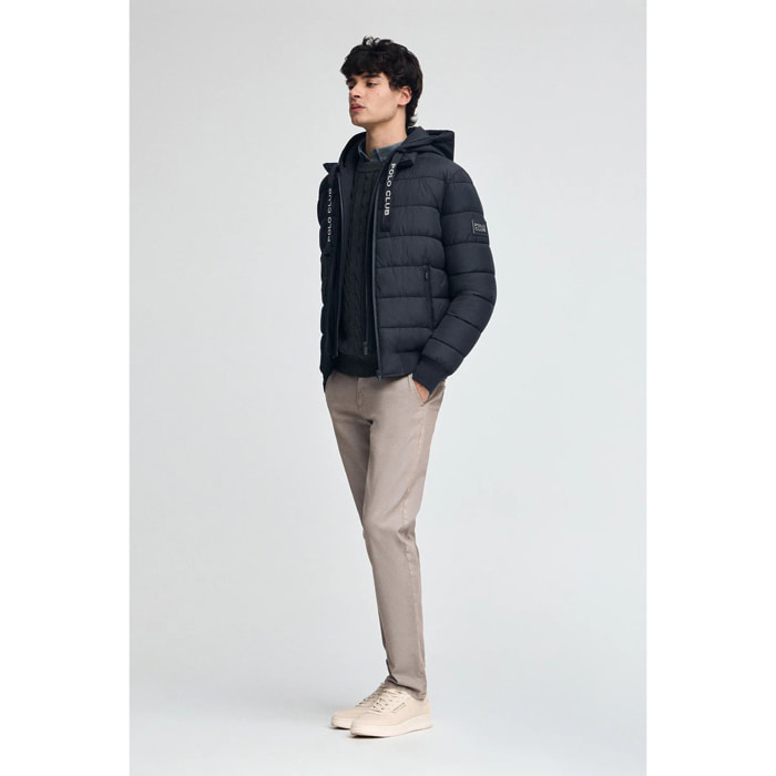 Giubbotto Comet blu marino con logo Polo Club